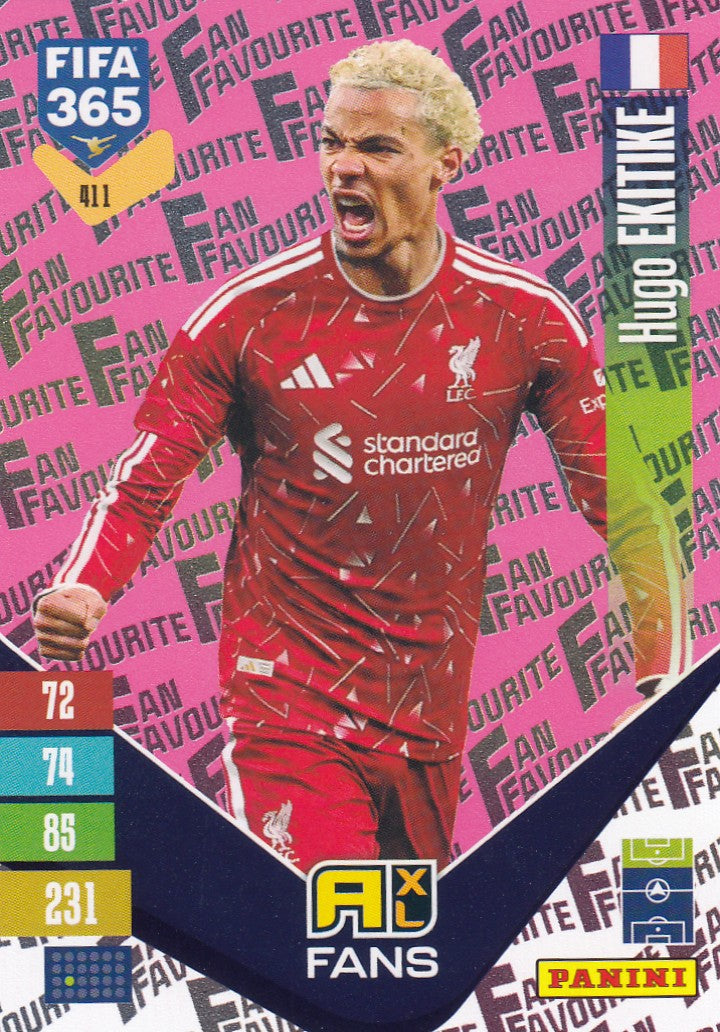 411. HUGO EKITIKE - LIVERPOOL - FAN`S FAVORITE - PINK PARALLEL