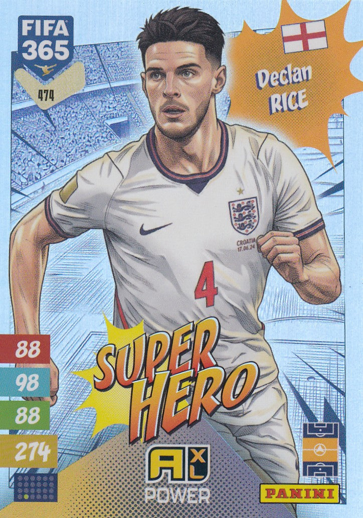 474. DECLAN RICE - ENGLAND - SUPER HERO