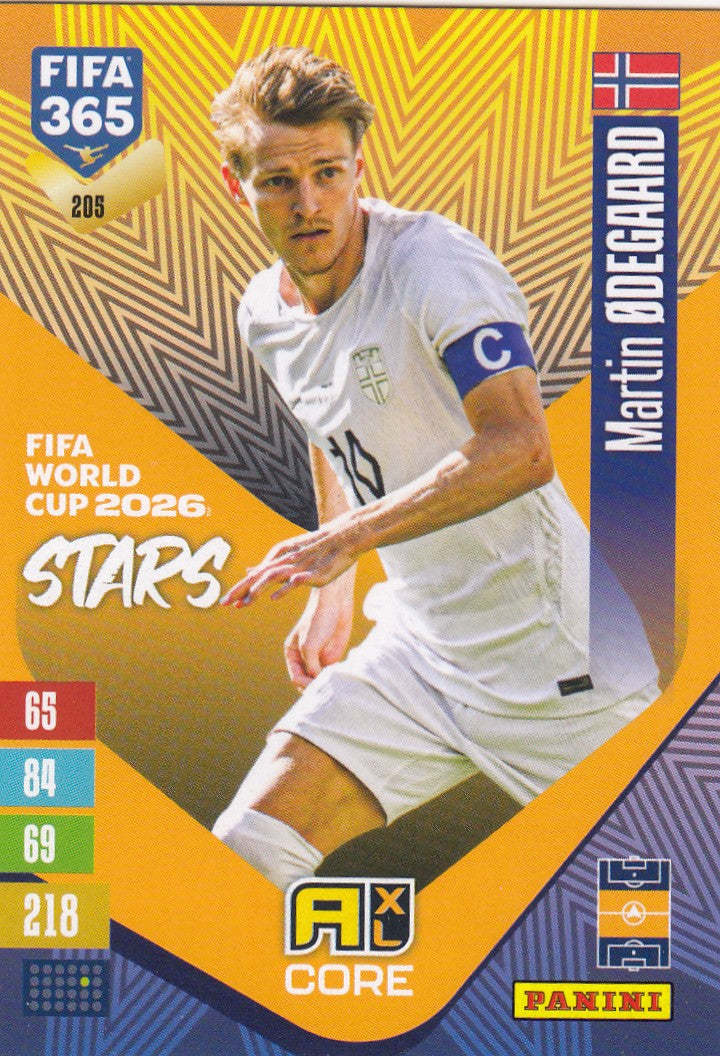 205. MARTIN ØDEGAARD - NORWAY - FIFA WORLD CUP 2026 STARS
