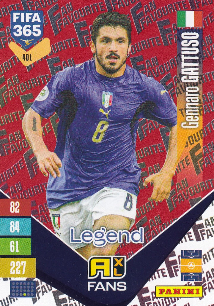 401. GENARO GATTUSO - ITALY - LEGEND - FAN`S FAVORITE - RED PARALLEL