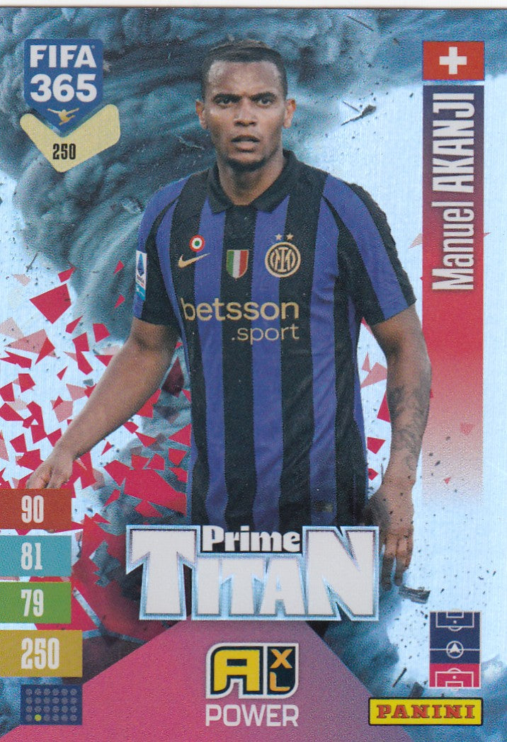 250. MANUEL AKANJI - INTER MILAN  - PRIME TITAN