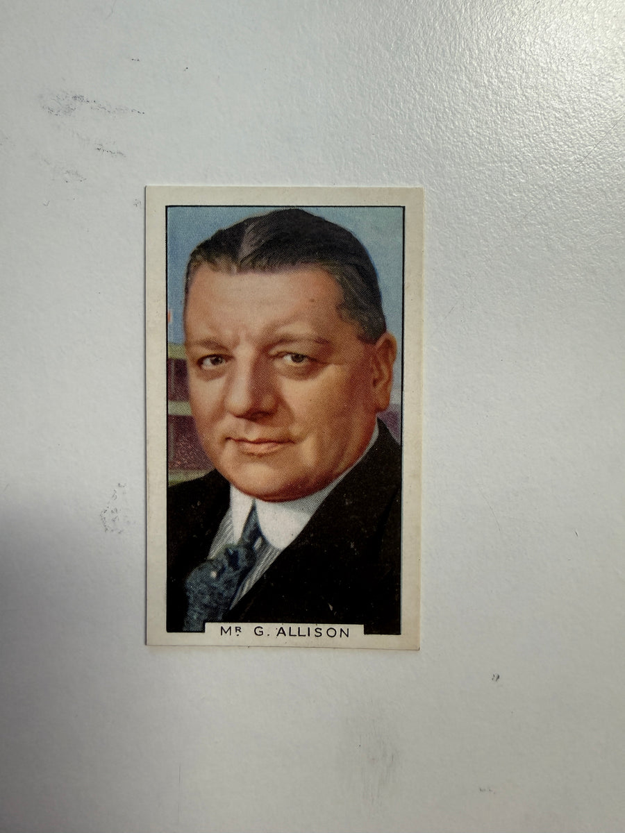 1936 - G. ALLISON - ARSENAL - VINTAGEKORT