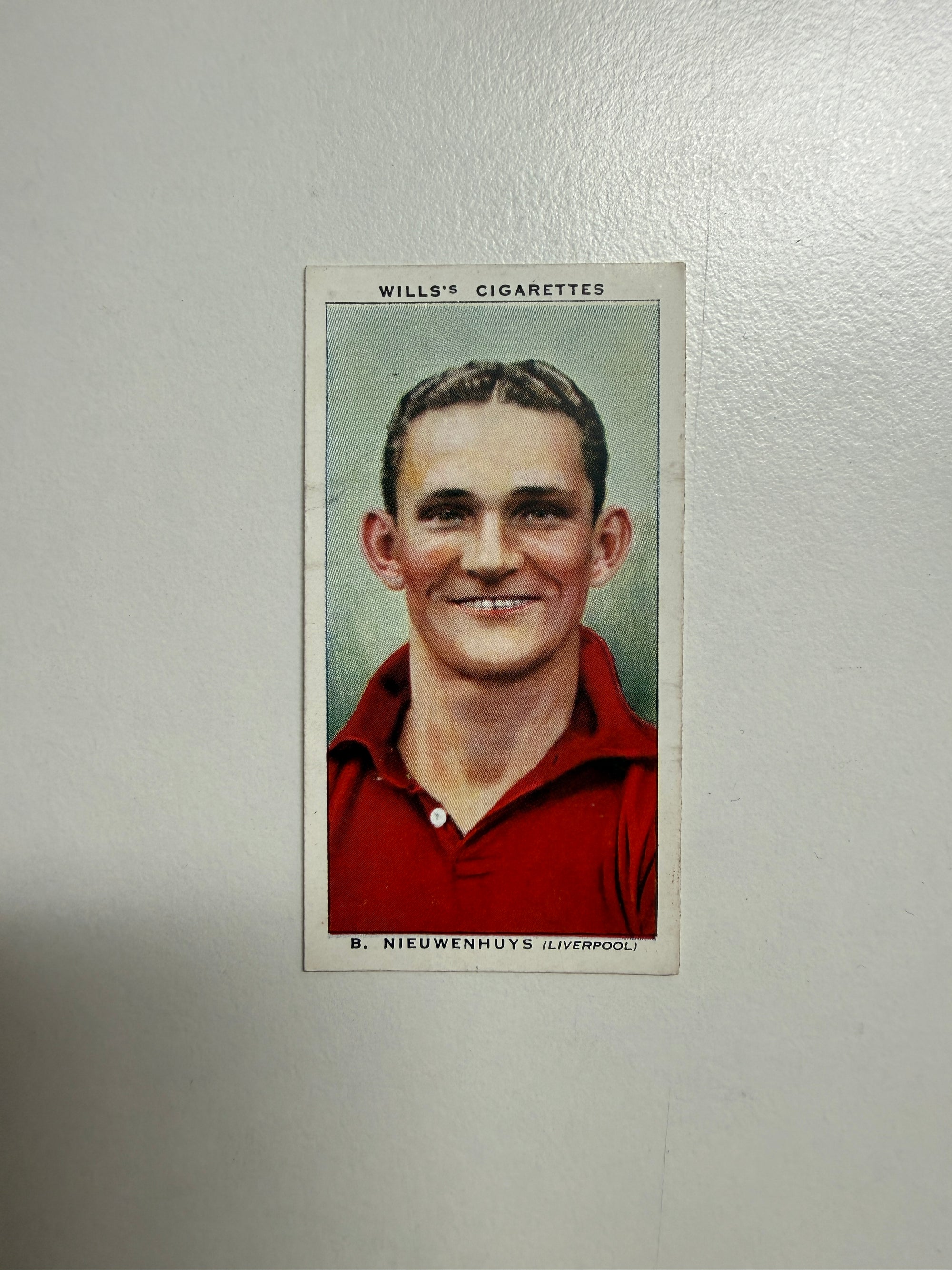 1939 - B. NIEUWENHUYS - LIVERPOOL - VINTAGEKORT