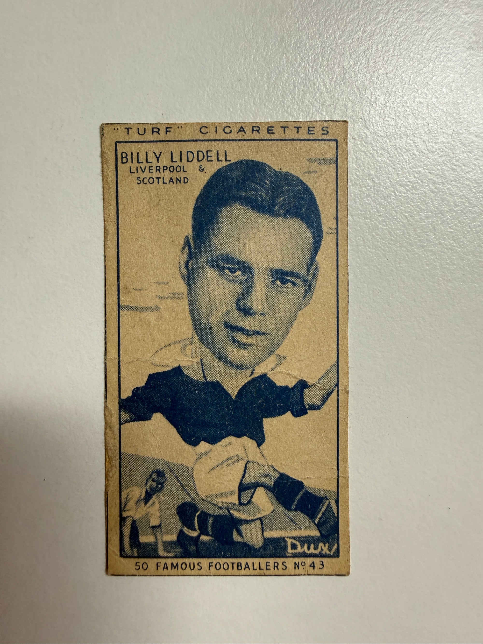 1951 - BILLY LIDDELL - LIVERPOOL - VINTAGEKORT