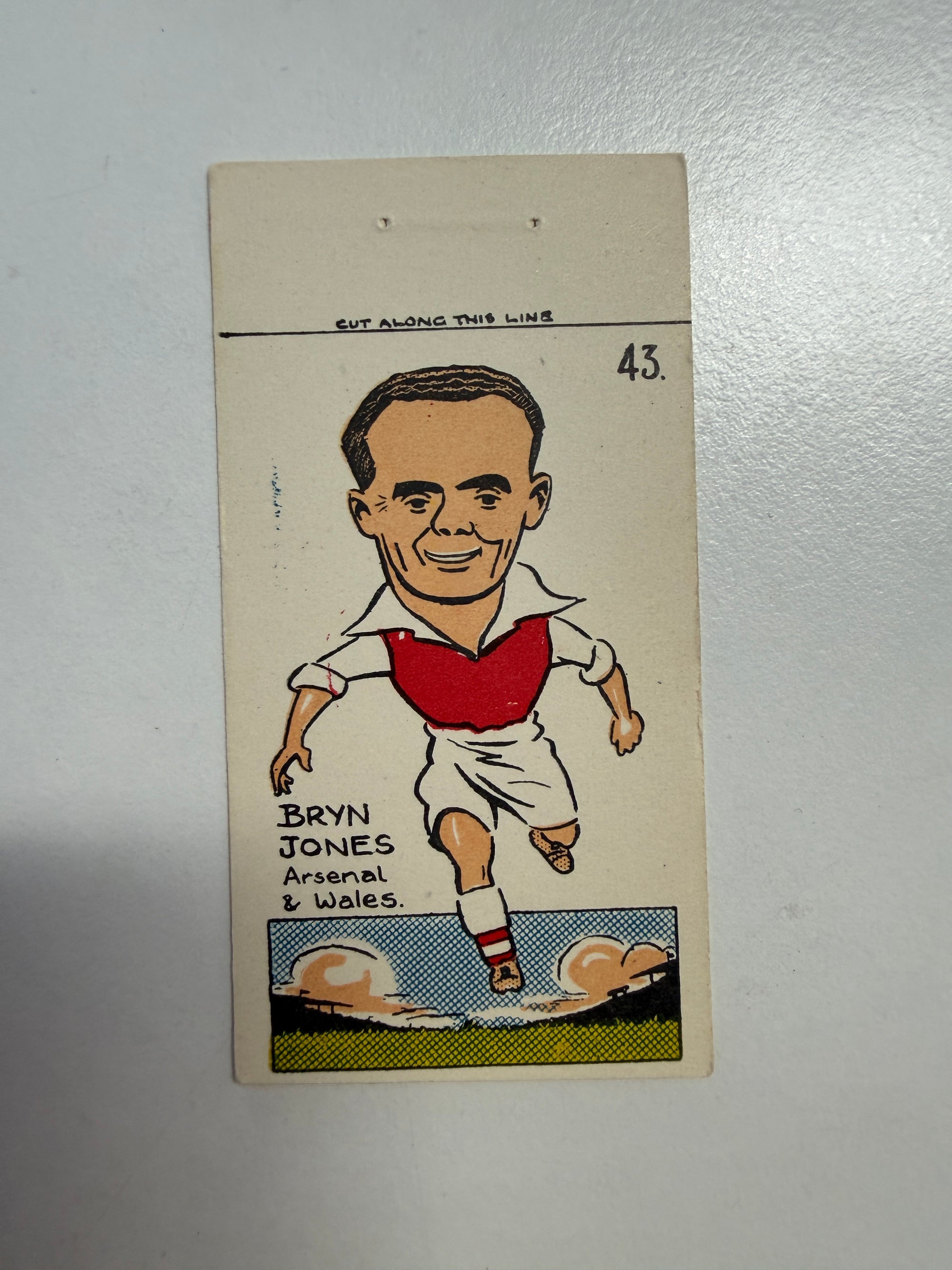 1953 - BRYN JONES - ARSENAL - VINTAGEKORT