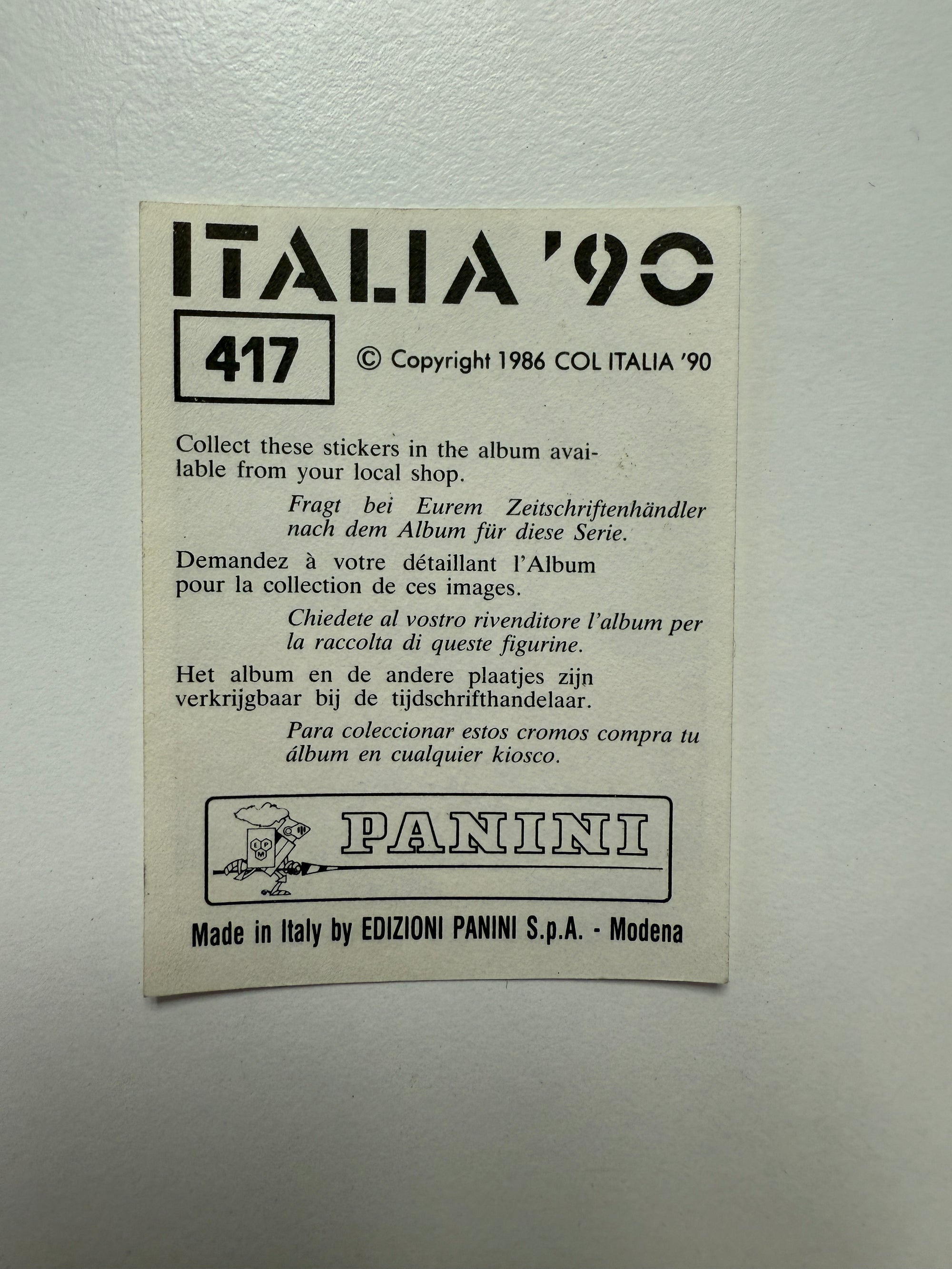 417. MARCO VAN BASTEN - NEDERLAND