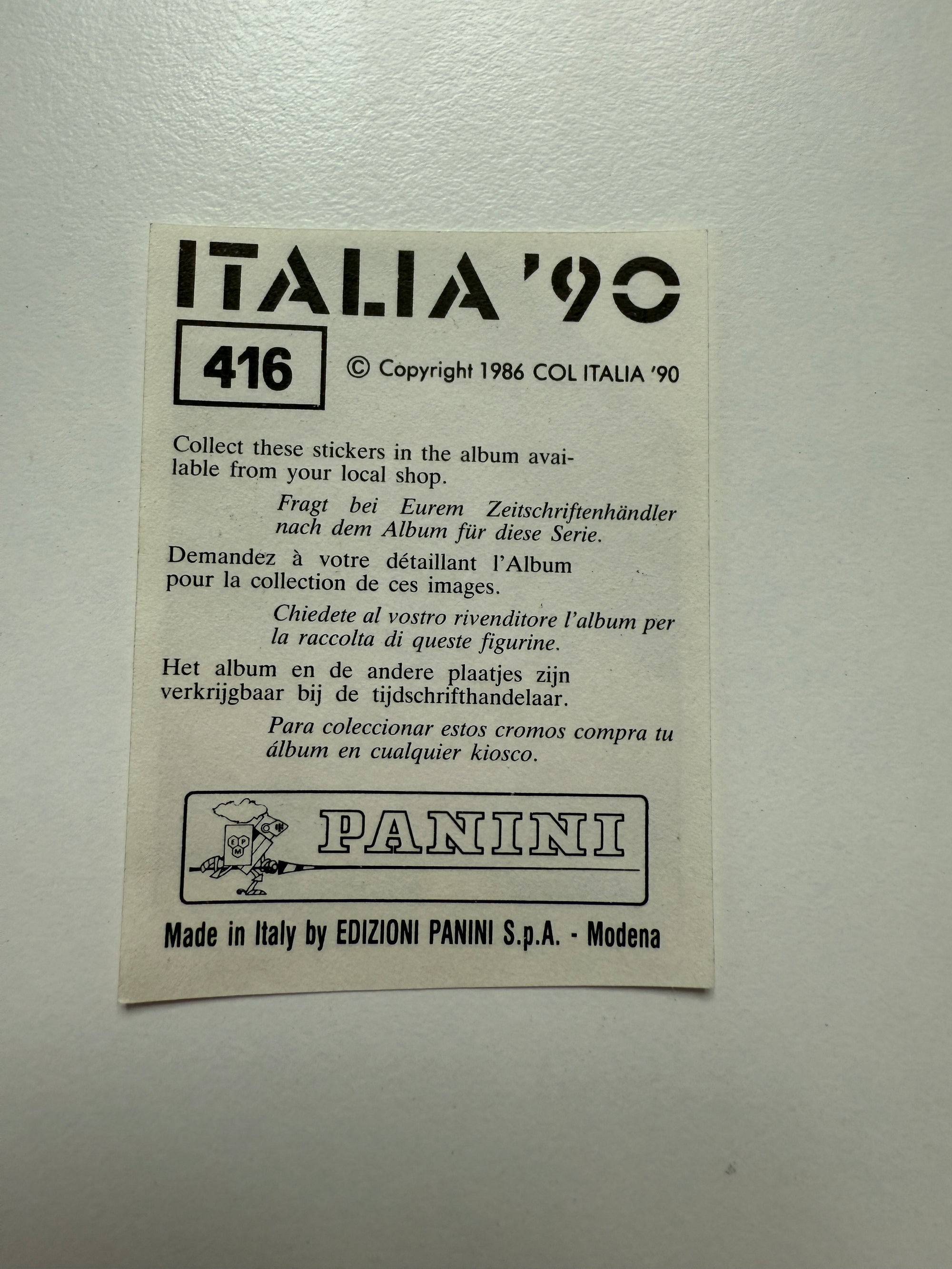 416. RUUD GULLIT - NEDERLAND