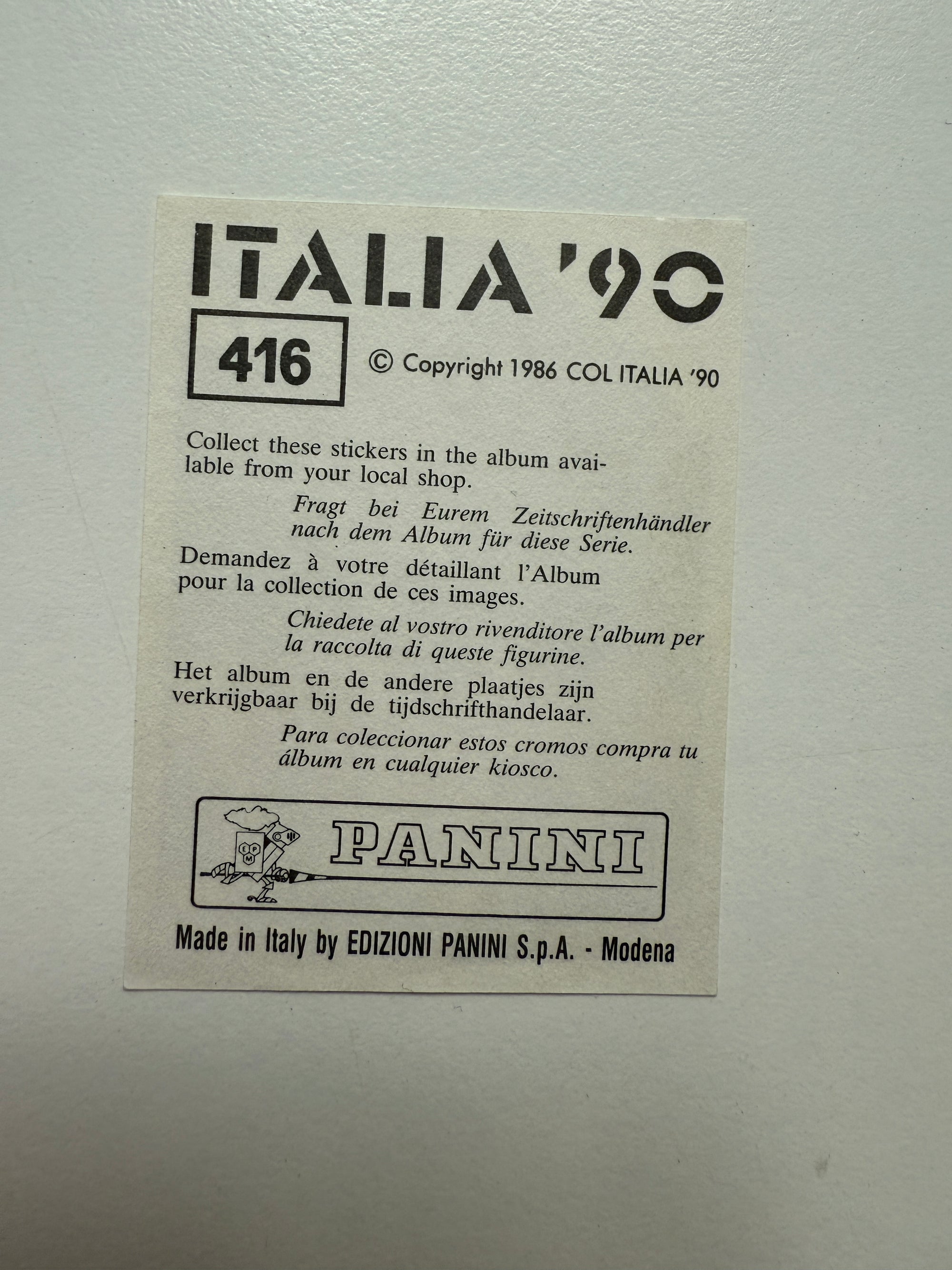 416. RUUD GULLIT - NEDERLAND
