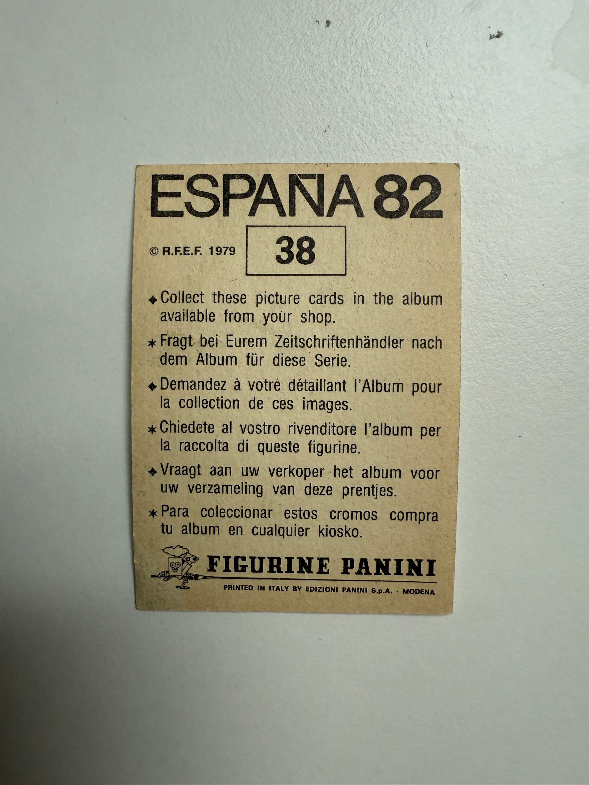 038. DINO ZOFF - ITALIA