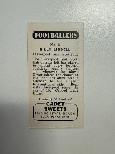 1956 - BILLY LIDDELL - LIVERPOOL - VINTAGEKORT