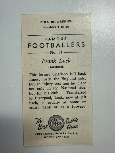 1956 - FRANK LOCK - LIVERPOOL - VINTAGEKORT