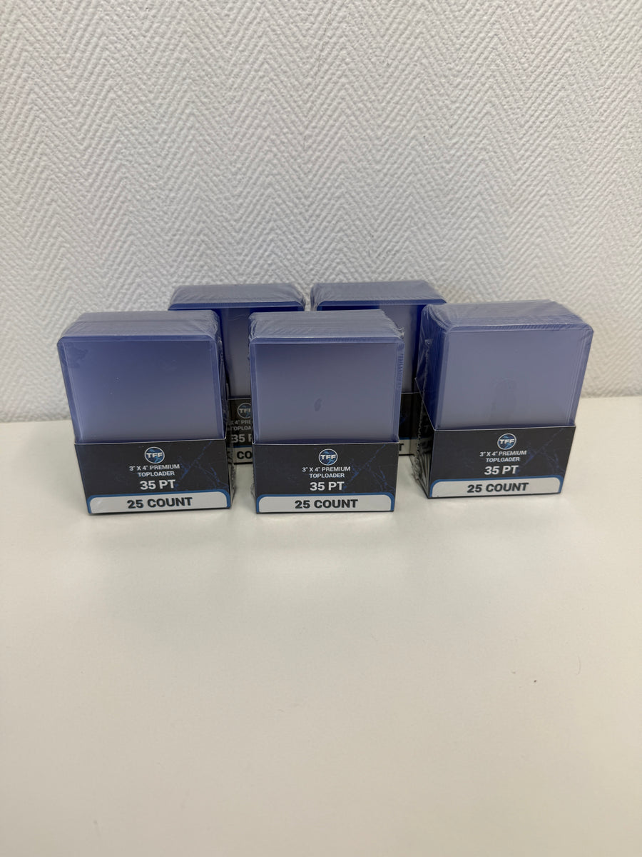 TFF BREAKS - REGULAR TOPLOADER - 3"x4" - 5 PAKNING