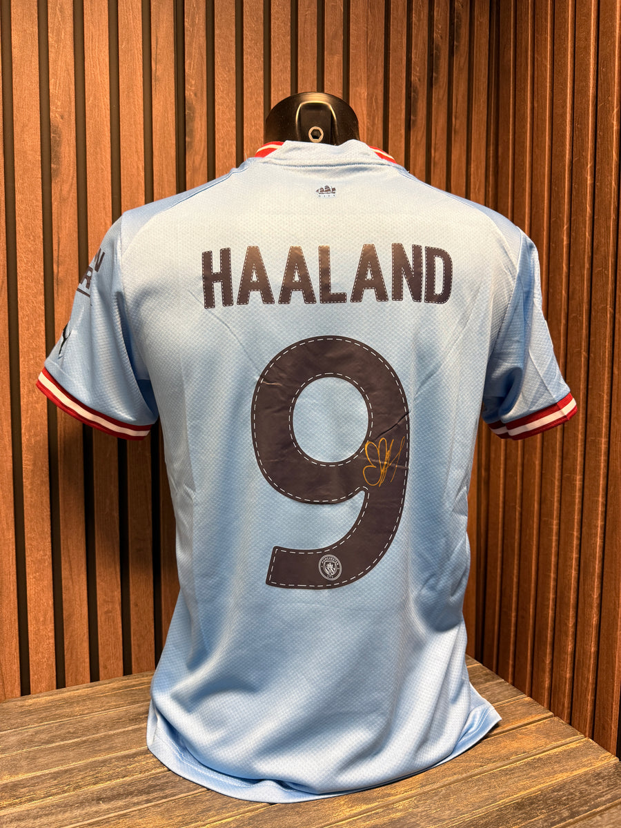 ERLING BRAUT HAALAND - SIGNERT DRAKT MED EKTEHETSBEVIS/COA