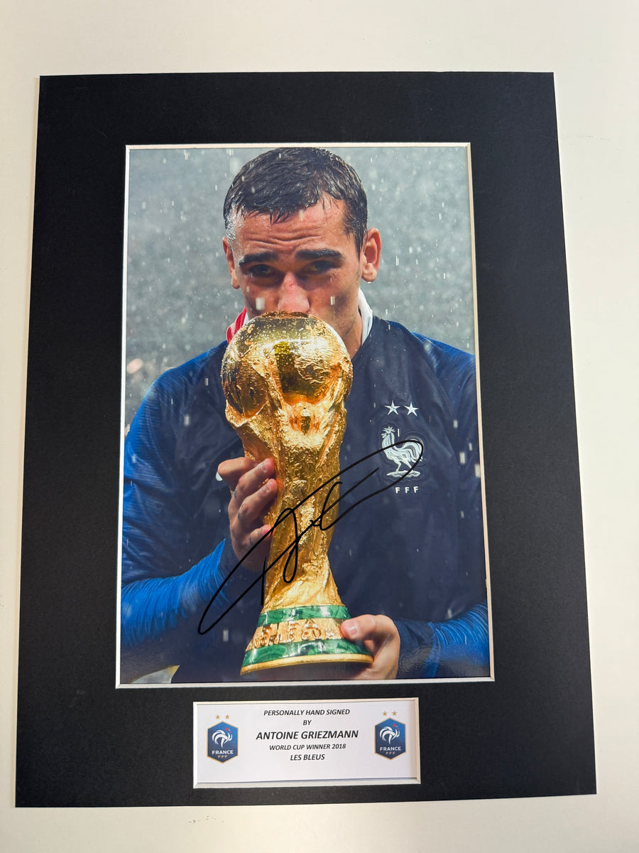 FRANKRIKE - ANTOINE GRIEZMANN - SIGNERT BILDE MED EKTEHETSBEVIS/COA