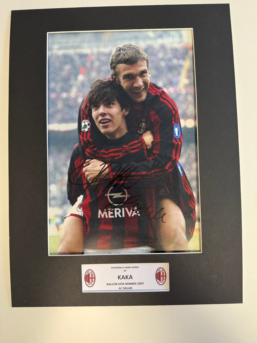 KAKA - SIGNERT BILDE MED EKTEHETSBEVIS/COA