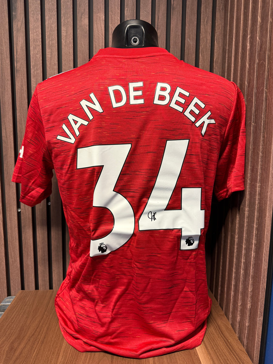 DONNY VAN DE BEEK - SIGNERT DRAKT MED EKTEHETSBEVIS/COA