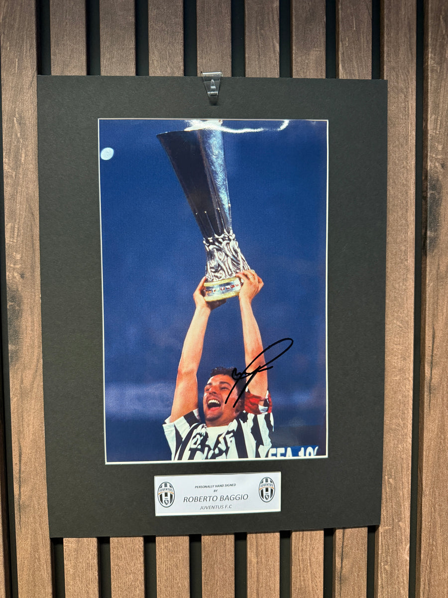 ROBERTO BAGGIO - SIGNERT BILDE MED EKTEHETSBEVIS/COA