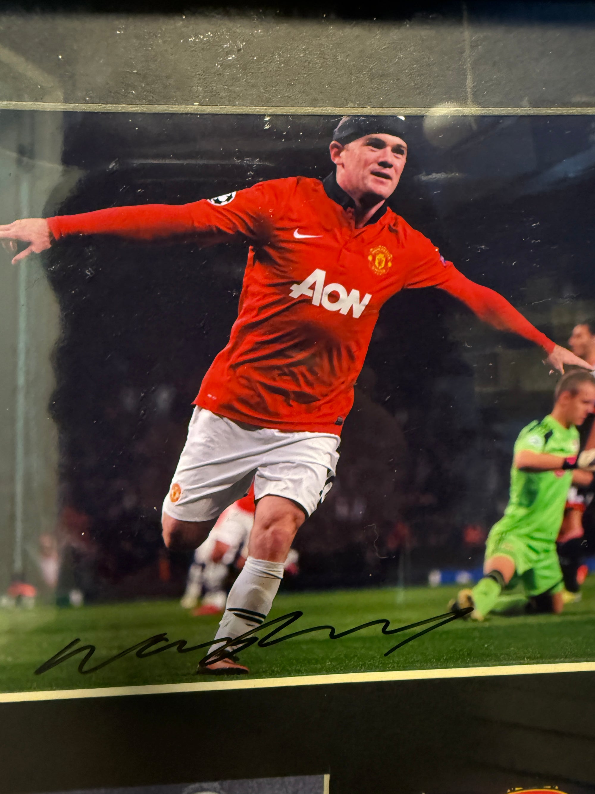 WAYNE ROONEY - SIGNERT BILDE MED EKTEHETSBEVIS/COA