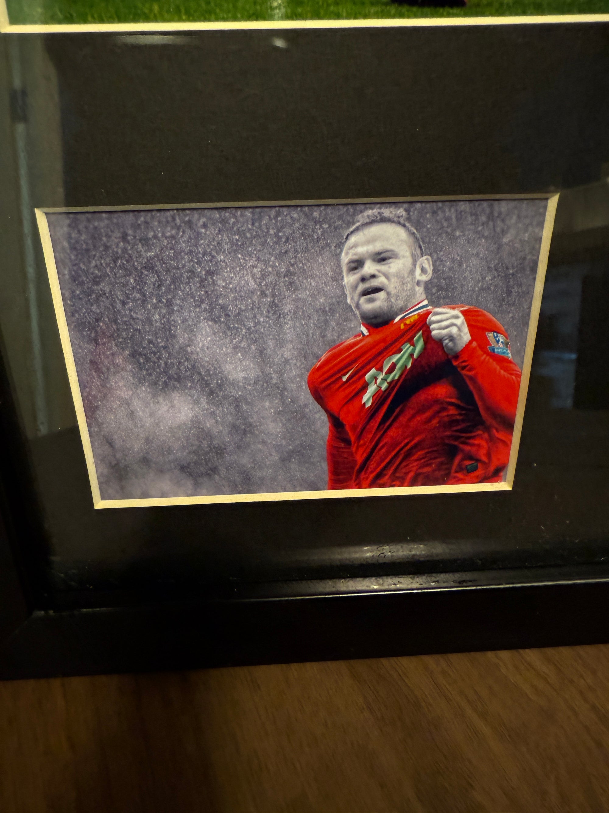 WAYNE ROONEY - SIGNERT BILDE MED EKTEHETSBEVIS/COA
