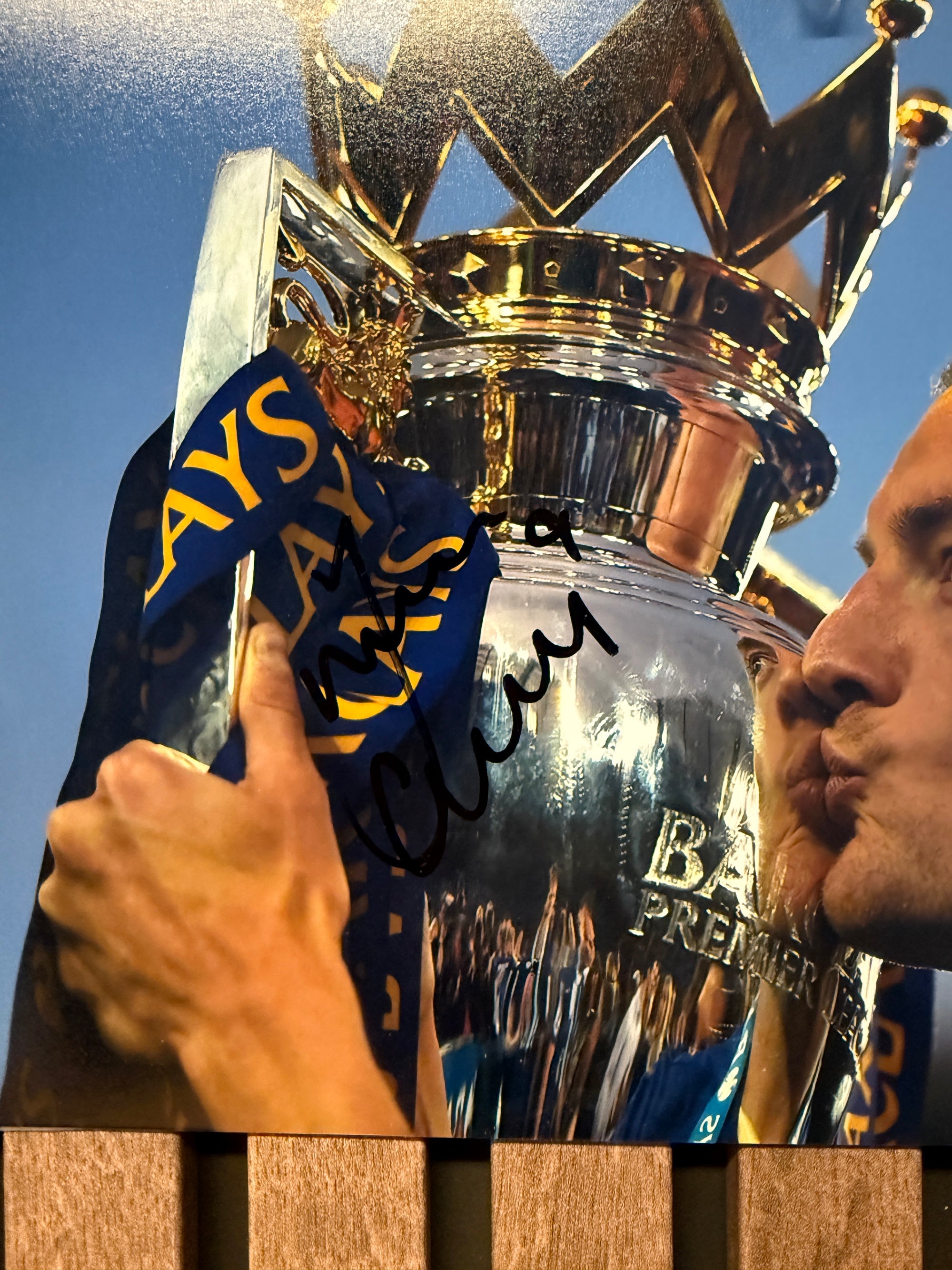 JAMIE VARDY - SIGNERT BILDE UTEN COA/EKTEHETSBEVIS