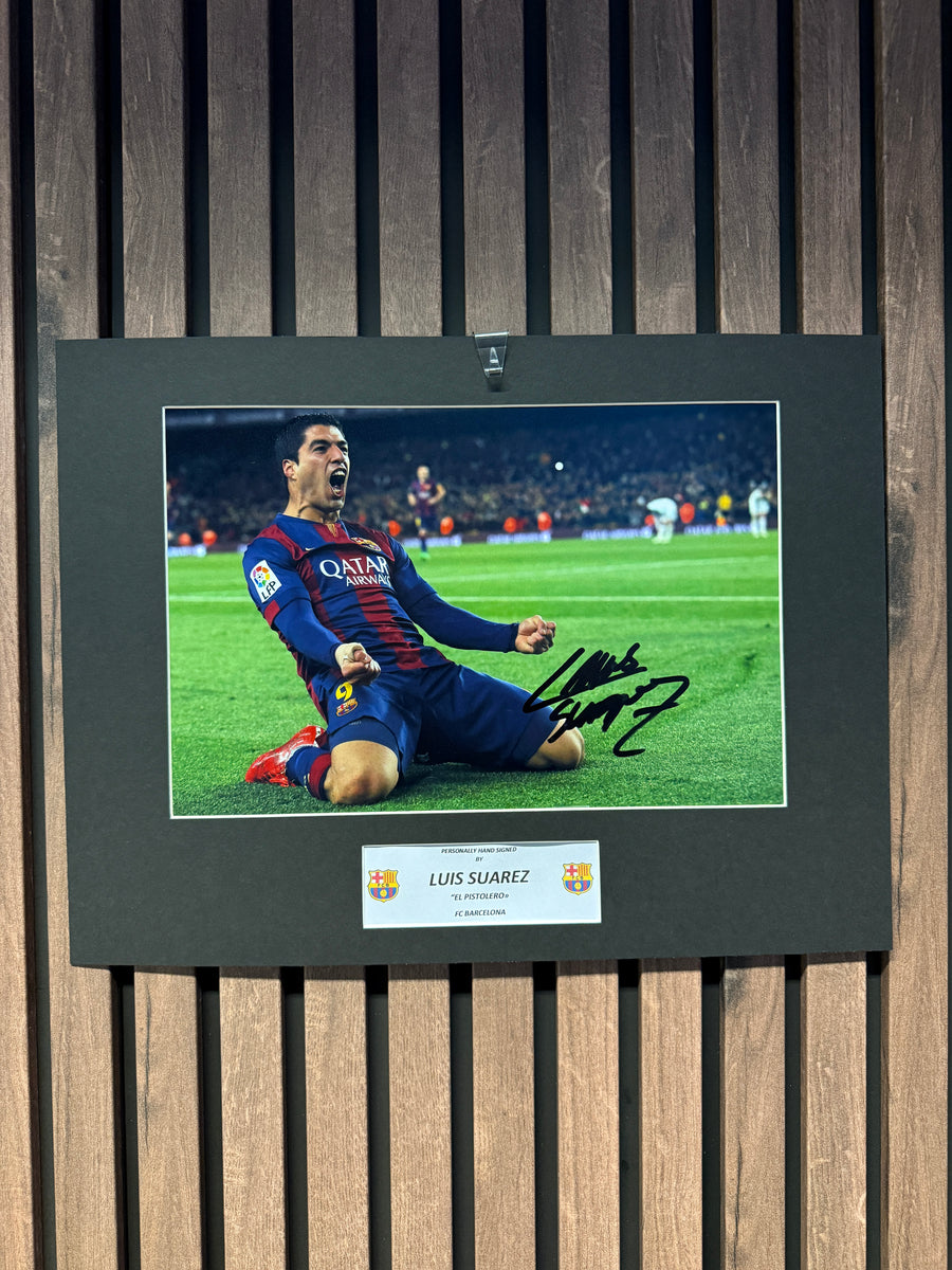 LUIS SUAREZ - SIGNERT BILDE MED EKTEHETSBEVIS/COA