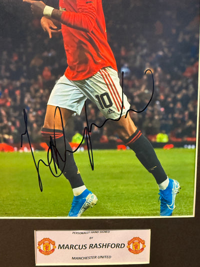 MARCUS RASHFORD - SIGNERT BILDE MED EKTEHETSBEVIS/COA