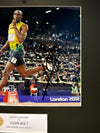 USAIN BOLT - SIGNERT BILDE MED EKTEHETSBEVIS/COA