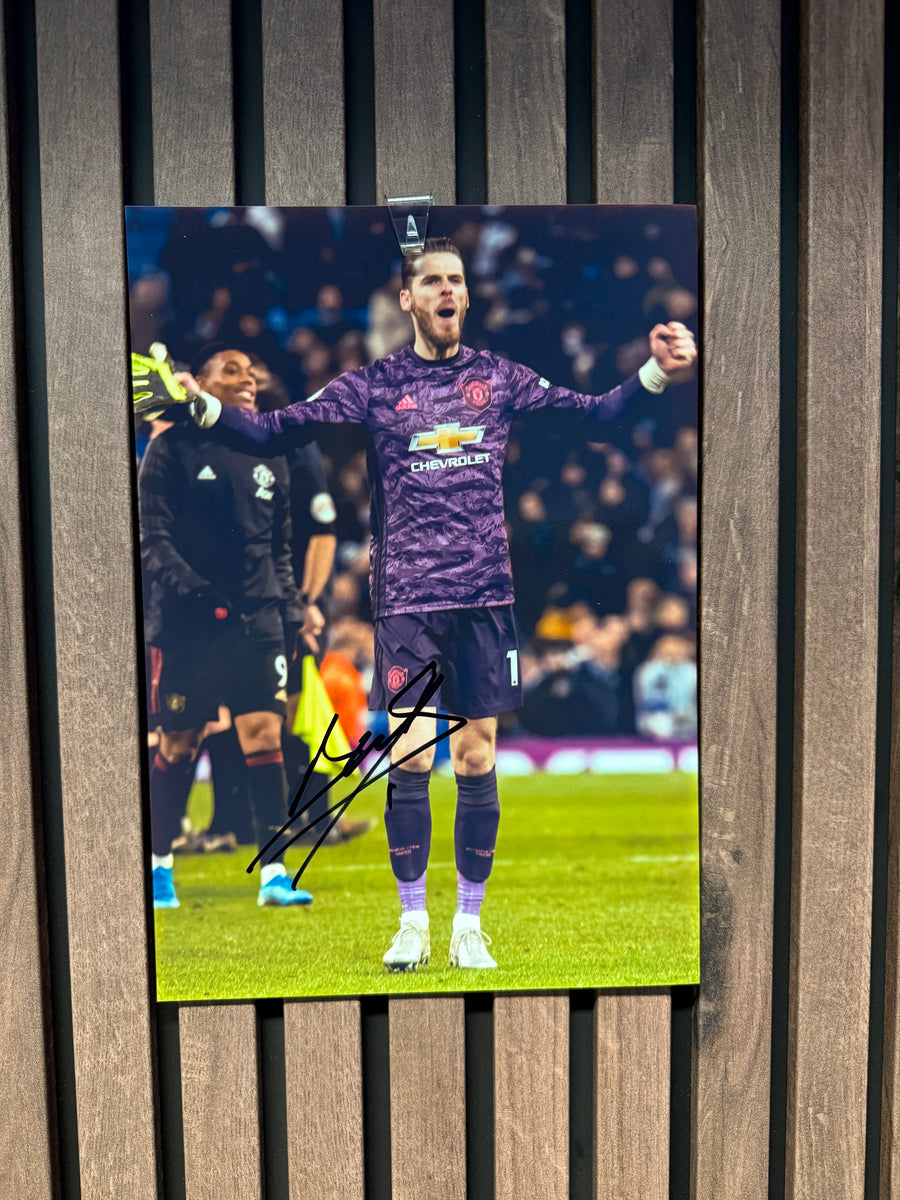 DAVID DE GEA - SIGNERT BILDE UTEN EKTEHETSBEVIS/COA
