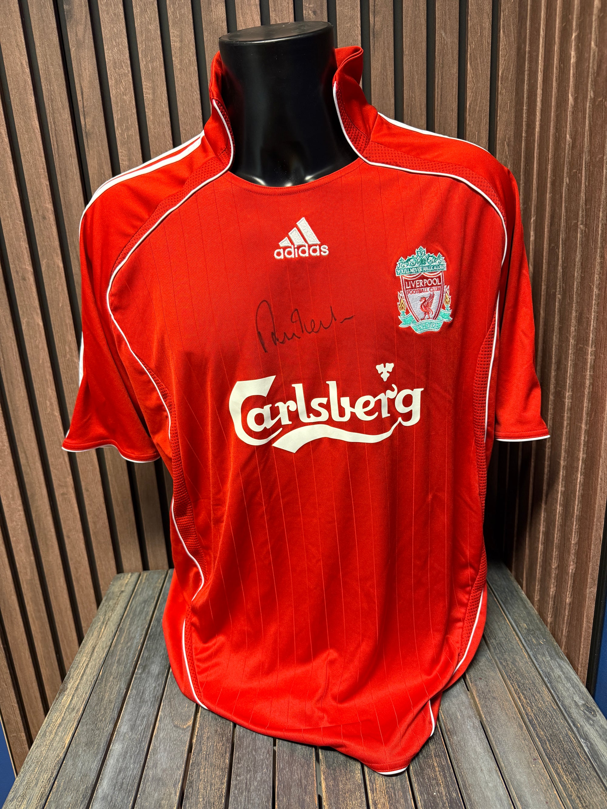 ROBBIE FOWLER - SIGNERT DRAKT MED EKTEHETSBEVIS/COA