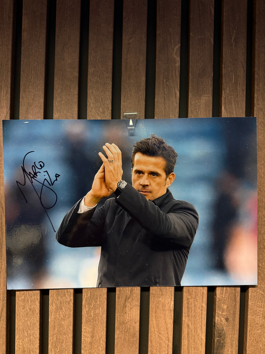 EVERTON - MARCO SILVA - SIGNERT BILDE MED EKTEHETSBEVIS/COA