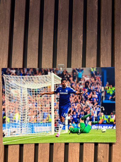 CHELSEA - DIEGO COSTA - SIGNERT BILDE MED COA/EKTEHETSBEVIS