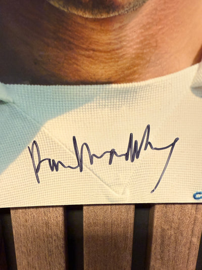 LEEDS UNITED - PAUL MADELEY - SIGNERT BILDE MED EKTEHETSGARANTI/COA