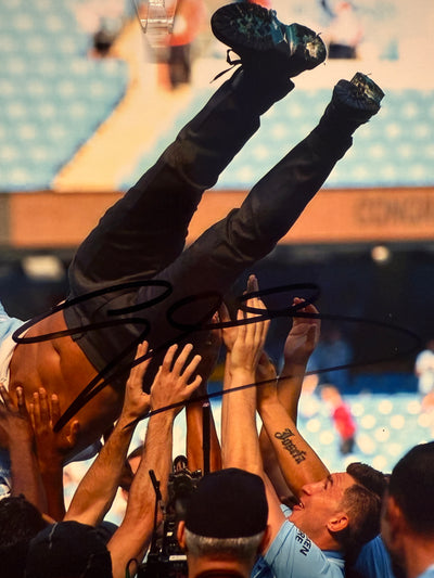 MANCHESTER CITY - PEP GUARDIOLA - SIGNERT BILDE MED EKTEHETSGARANTI/COA