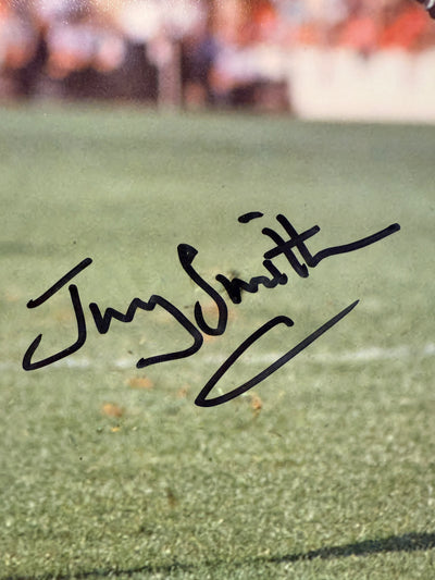 NEWCASTLE UNITED - JIMMY SMITH - SIGNERT BILDE MED EKTEHETSBEVIS/COA