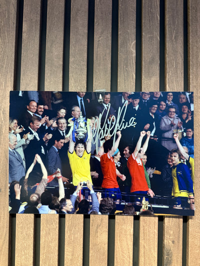 ARSENAL - PAT RICE - SIGNERT BILDE MED EKTEHETSBEVIS/COA