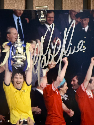 ARSENAL - PAT RICE - SIGNERT BILDE MED EKTEHETSBEVIS/COA