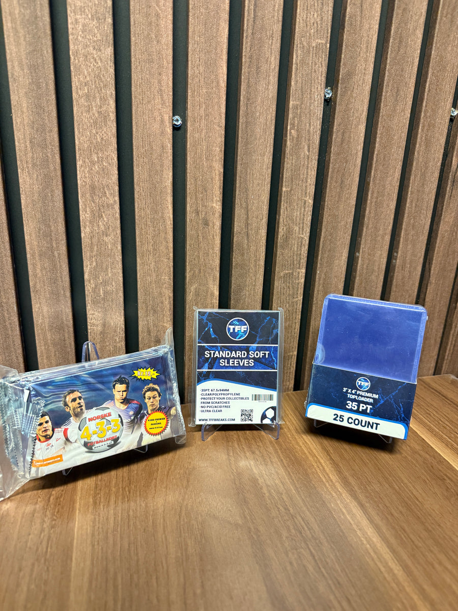 FOTBALLKORT - DEN PERFEKTE STARTERPAKKEN