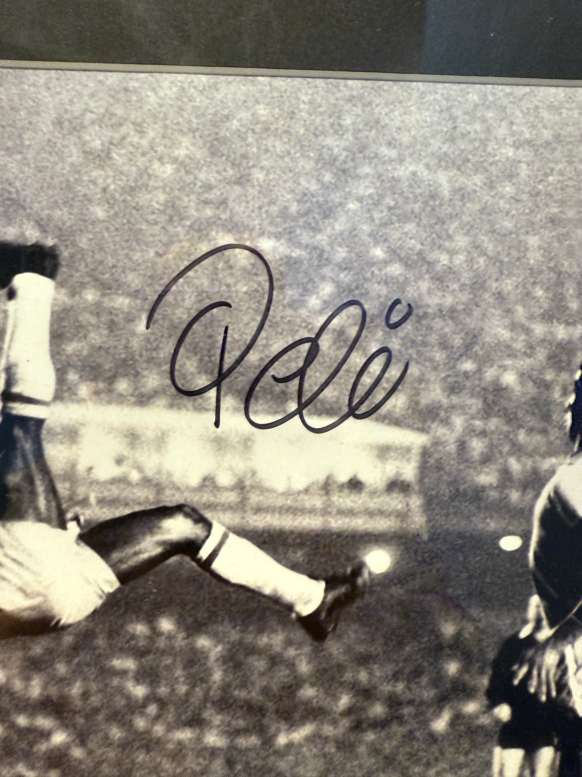 PELE - SIGNERT BILDE MED COA/EKTEHETSBEVIS