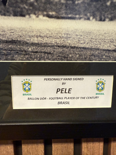 PELE - SIGNERT BILDE MED COA/EKTEHETSBEVIS