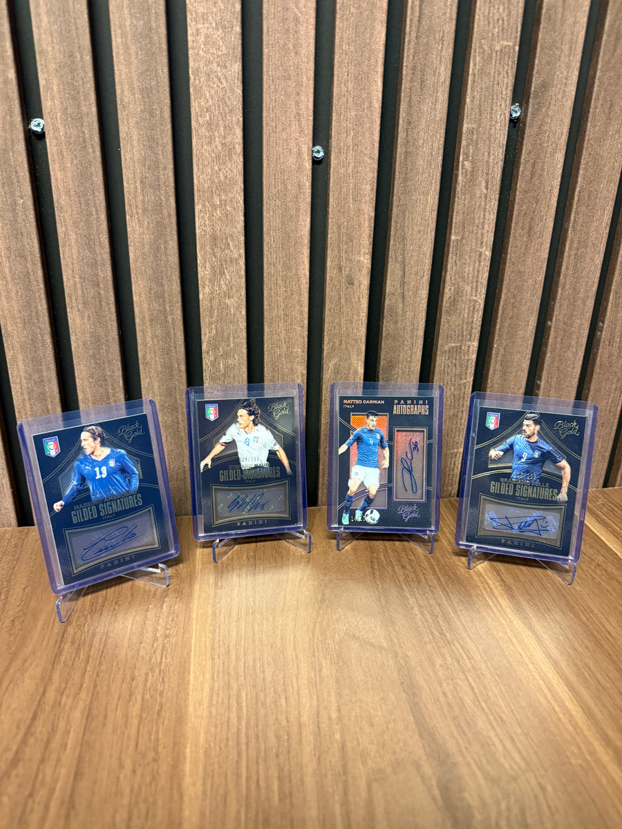 ITALIA - BLACK GOLD - LOT PÅ 4 KORT