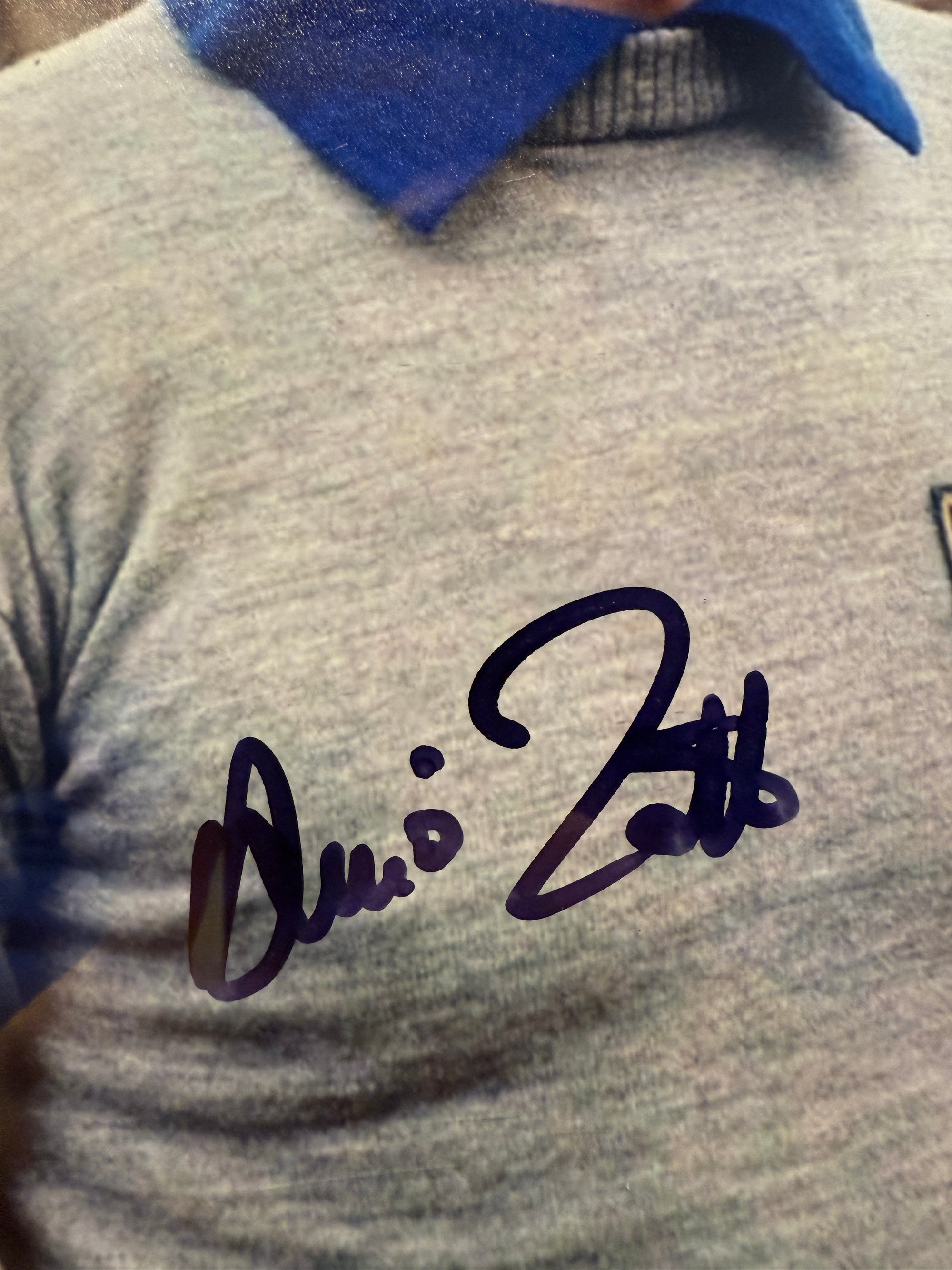 DINO ZOFF - SIGNERT BILDE MED EKTEHETSBEVIS/COA