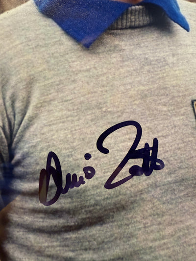 DINO ZOFF - SIGNERT BILDE MED EKTEHETSBEVIS/COA