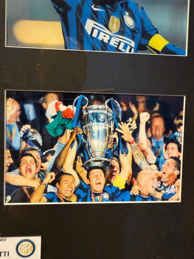 INTER - JAVIER ZANETTI - SIGNERT BILDE MED EKTEHETSBEVIS/COA