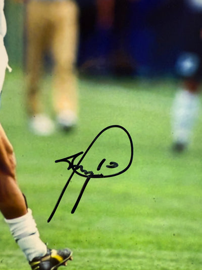 ITALIA - ROBERTO BAGGIO - SIGNERT BILDE MED EKTEHETSBEVIS/COA