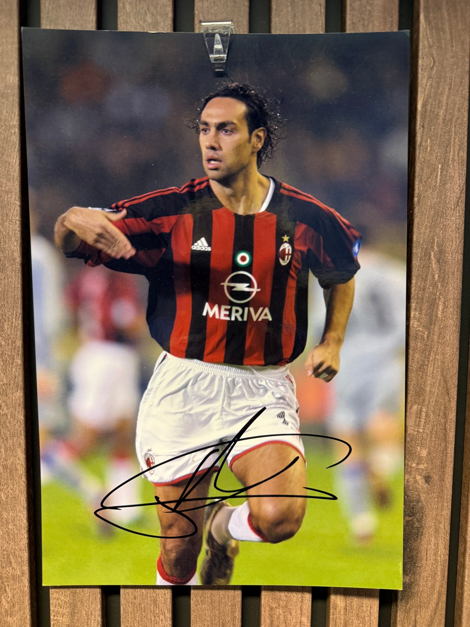 AC MILAN - ALESSANDRO NESTA - SIGNERT BILDE MED EKTEHETSBEVIS/COA