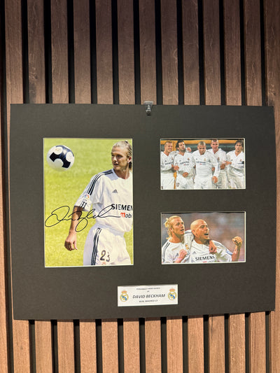 DAVID BECKHAM - SIGNERT BILDE MED EKTEHETSBEVIS/COA