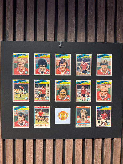 MANCHESTER UNITED FOTBALLKORTMONTASJE FRA 1978/79