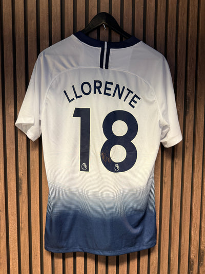TOTTENHAM HOTSPUR - FERNANDO LLORENTE - SIGNERT DRAKT MED EKTEHETSBEVIS/COA