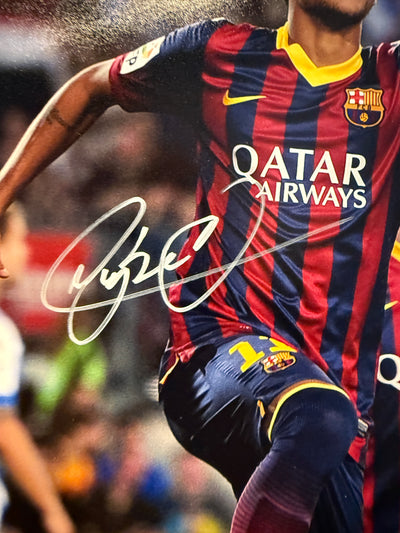 NEYMAR JR. - SIGNERT BILDE MED EKTEHETSBEVIS/COA