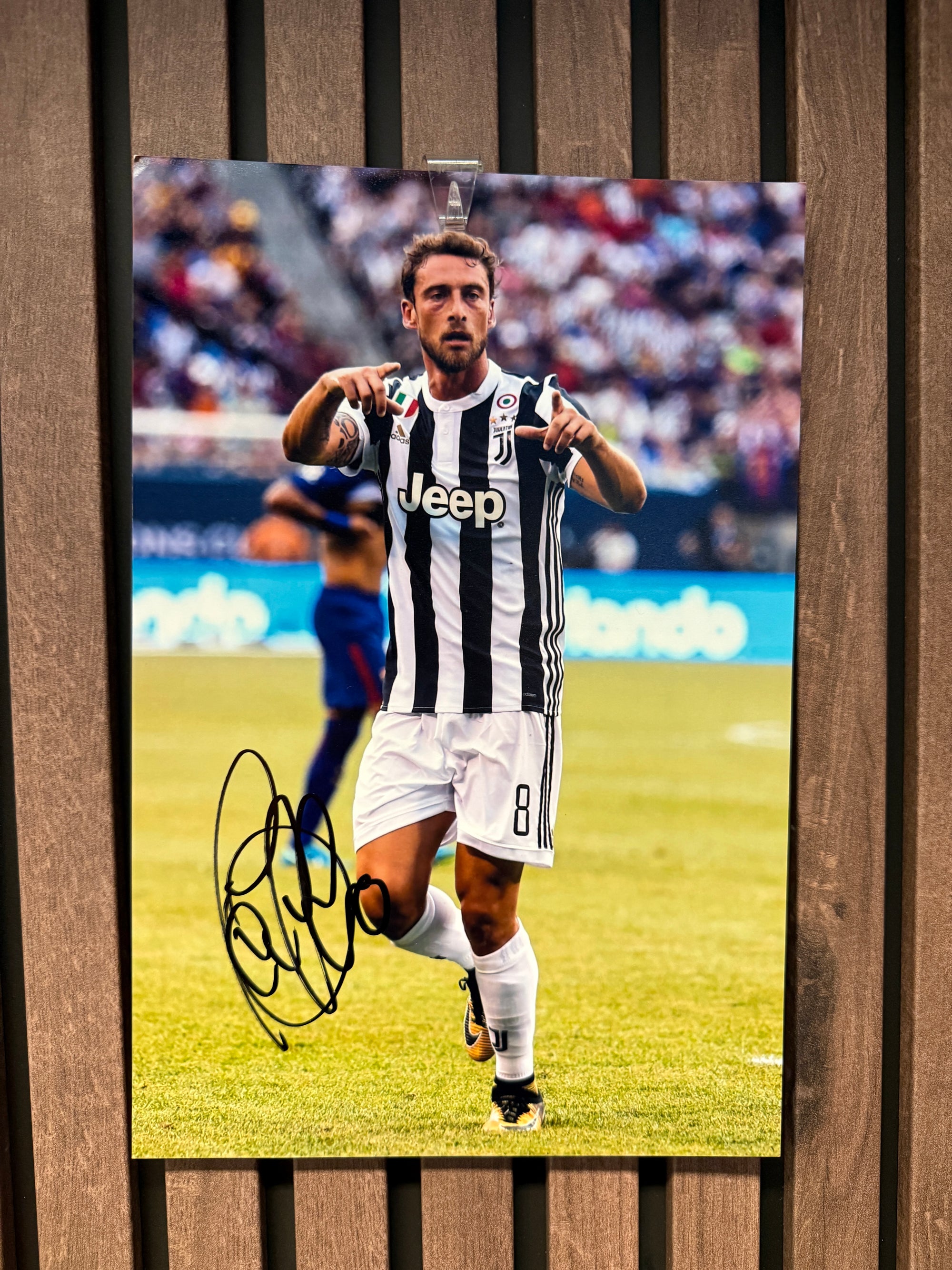 JUVENTUS - CLAUDIO MARCHISIO - SIGNERT BILDE MED EKTEHETSBEVIS/COA